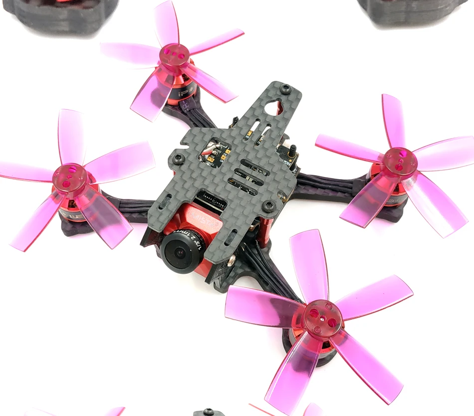 AlfaRC Quark96 2 дюйма FPV гоночный Квадрокоптер рамка Комплект дрона с дистанционным управлением Поддержка Runcam/лисица/CADDX. Штепсельная вилка стандарта США Micro серии F3 F4 2030 2045 2035