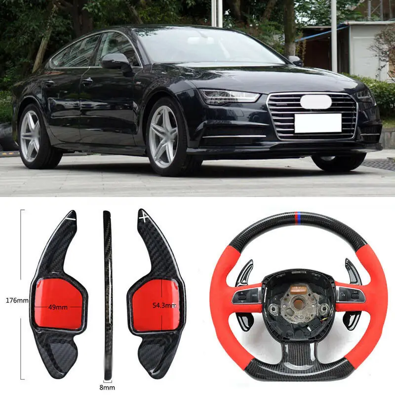 Рычаг переключения передач DSG из углеродного волокна для рулевого колеса