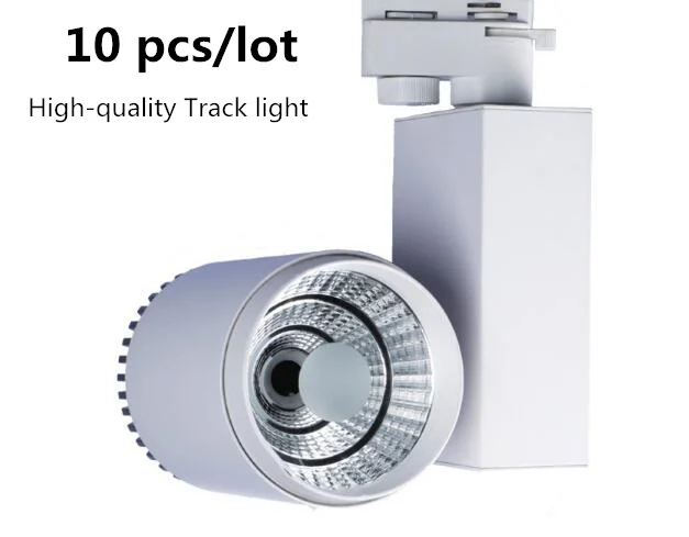

10PCS COB Modern LED Track Light Fixtures Three lines Energy saving Lighting Lamp 30W High quality