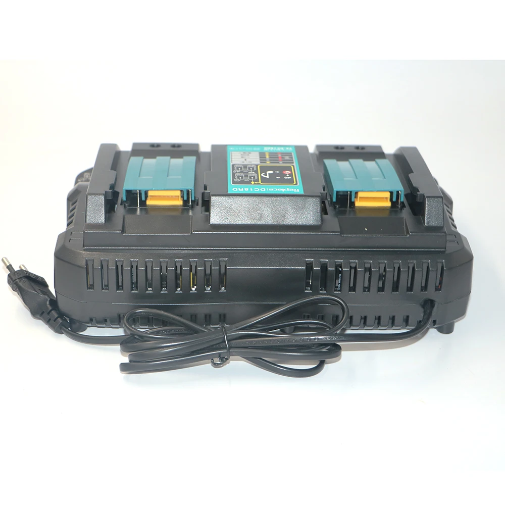 Новое двойное Сменное зарядное устройство для литий ионных аккумуляторов Makita