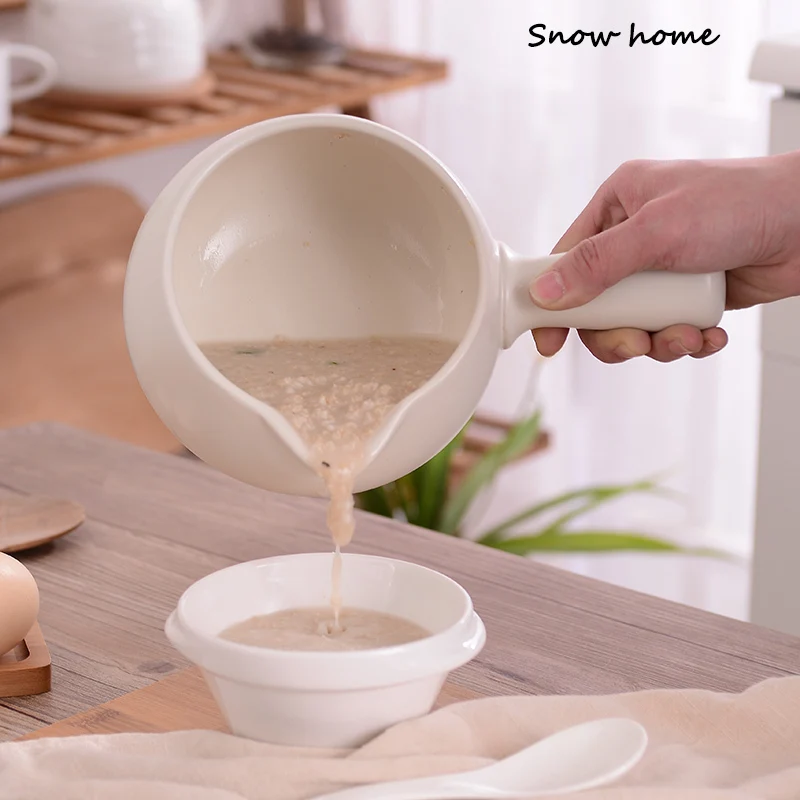 Маленькая кастрюля для супа Детская мини вареного молока каши керамическая
