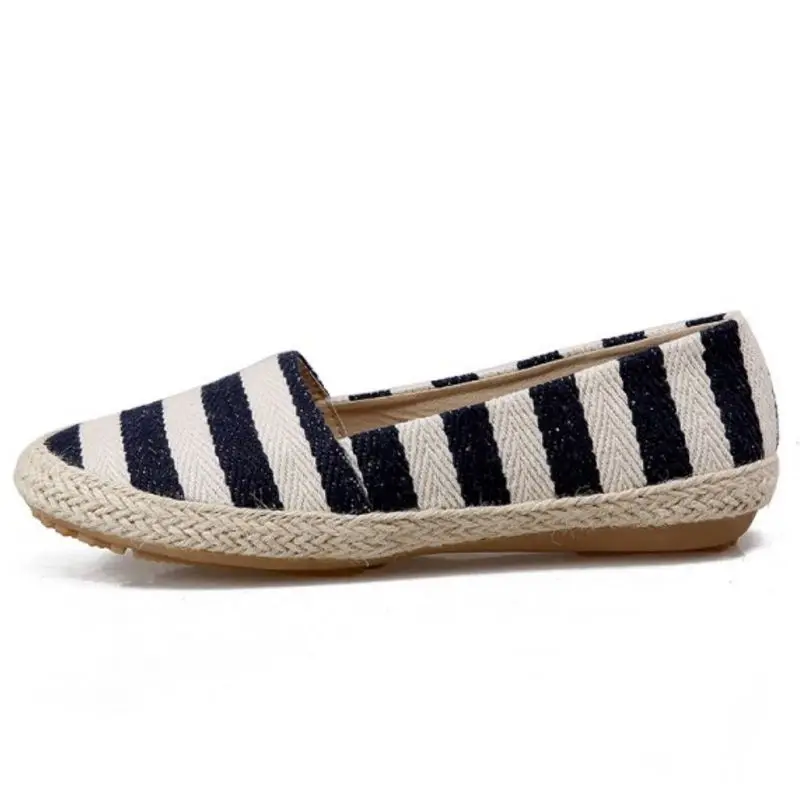 Tuyoki Women Real Genuine Leather Fishman Shoes Striped Round Toe Mother Leisure Daily Flats Shoe Size 35-39 | Обувь