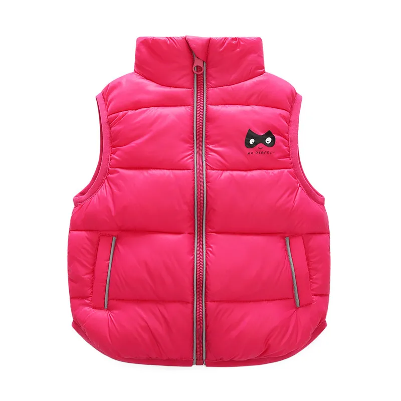 Детский зимний жилет Модная одежда Хлопковый Одежда для мальчиков и девочек Топ