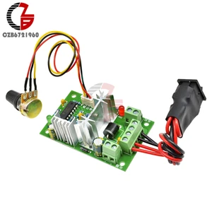 Регулятор напряжения, 6-30 в, 80 Вт, 10 А, Реверсивный, контроллер скорости двигателя постоянного тока, с высоким крутящим моментом, регулируемый ШИМ-регулятор скорости, переключатель управления