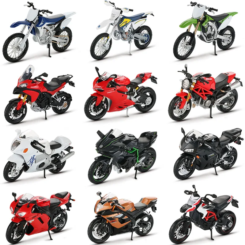 Maisto 1:12 Alloy Motorcycle Model Toy Motorbike Ninja H2R CBR600RR YZF-R1 Racing Car Models Cars Toys For Children |