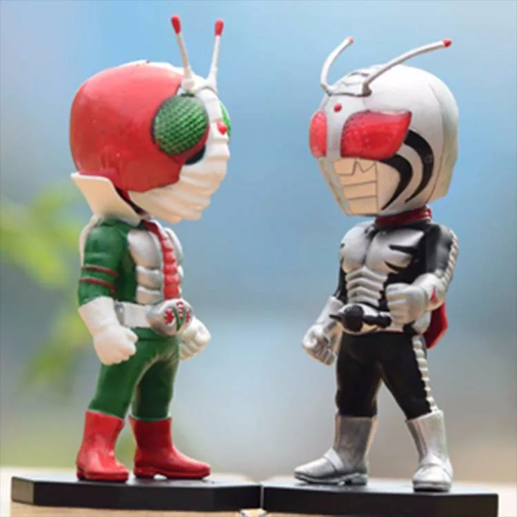 8 шт./лот 8 см 4th поколение в масках Райдер Kamen Rider анимация фигурка офисная рука ПВХ модель игрушки куклы украшения