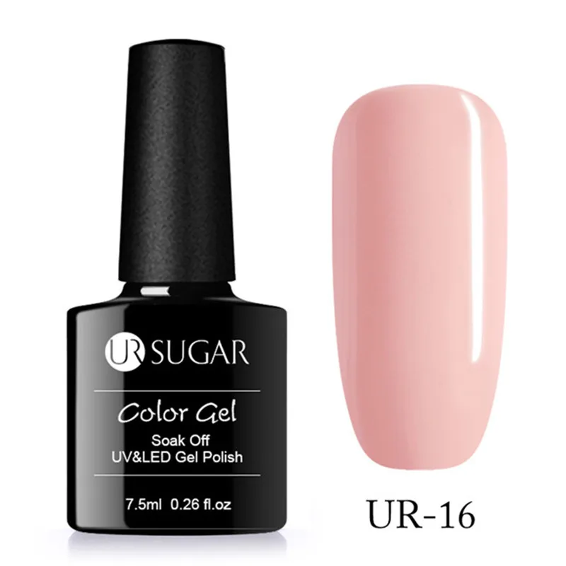 UR 16 Ur Sugar серии био-Гели Soak Off УФ гель-Лаки от Цвет пальто УФ& светодиодный Маникюр нейл-арта украшения аксессуар Гель-лак - Цвет: UR 16