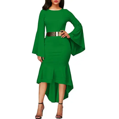 Женское длинное вечернее платье макси соблазнительное официальное с ремнем и в