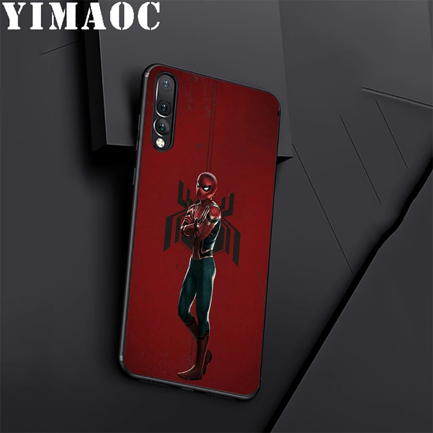 Yimaoc Марвел Супергерои Мягкий силиконовый чехол для huawei Honor Коврики 10 P20 P10 P9 P8 P Smart Y6 6A 7A 7X 7C Lite рro