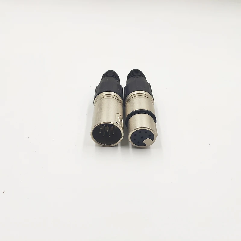3P 4 5 XLR микрофон аудио кабель для подключения к сети 3/4/5/6/7 Pin XLR Мужской Женский Разъем Cannon концевые кабельные муфты для микрофона разъем припоя