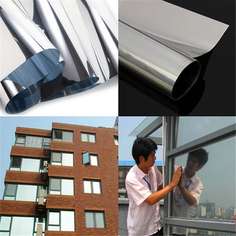Односторонняя отражающая солнечная зеркальная изоляция пленка для окон оттенок