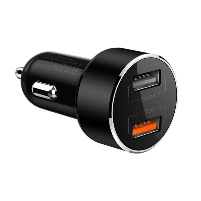 JaJaBor 24 Вт 5В 3.1A Переходник USB для зарядки в машине Быстрая зарядка QC3.0 зарядное