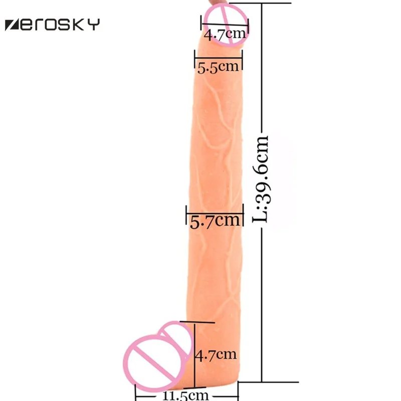 Большой фаллоимитатор 15 5 дюймов двойной длинный пенис интимные игрушки для