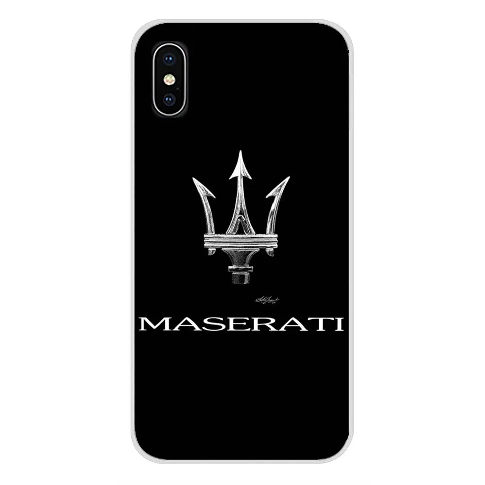 For Samsung Galaxy A3 A5 A7 J1 J2 J3 J5 J7 2015 2016 2017 Maserati Car Logo Accessories Phone Shell Covers | Мобильные телефоны и