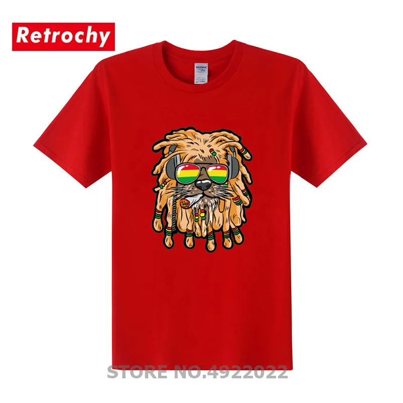 Мужская футболка с принтом Rastafari Rasta Lion модная для взрослых Регина Лев курить