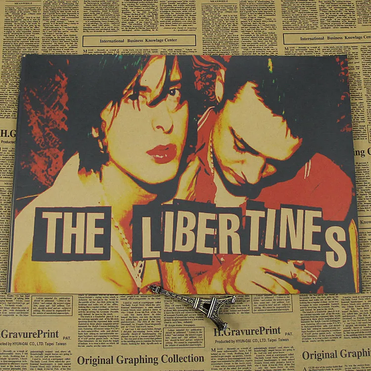 Libertines ретро крафт-бумага плакат Бар общежитие | Дом и сад