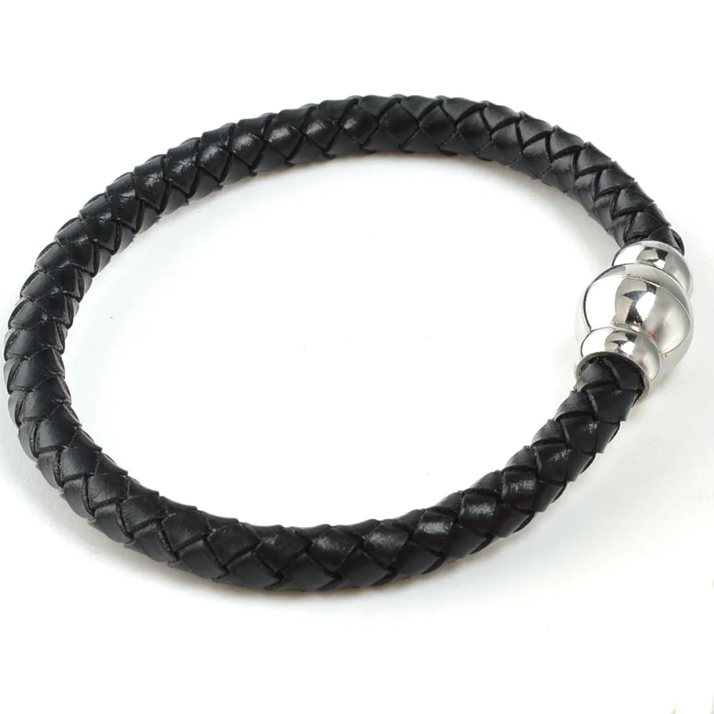 2019 Handmade Genuine Leather Weaved Man Bracelets Casual Sporty Bicycle Motorcycle Delicate Cool Bracelet Men Jewelry pulsera | Украшения
