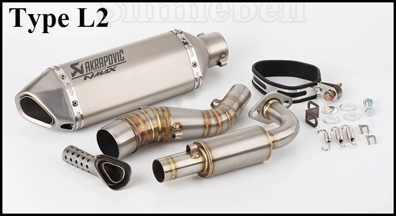 NMAX Escape Moto для Yamaha NMAX 155 NMAX 125 NMAX155 NMAX125 слипоны Мотоцикл выхлопная труба akrapovic глушитель с соединительной трубой