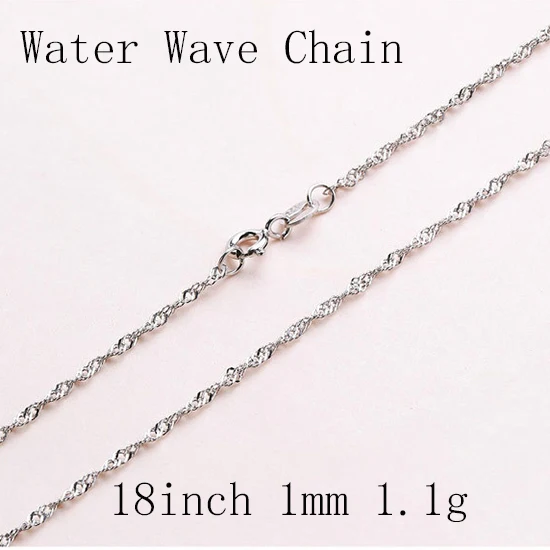 1mm 18inch BALMORA, 925 пробы, серебряная классическая цепочка, застежка-лобстер, регулируемое ожерелье для женщин, пара, простая Ретро мода, ювелирное изделие - Окраска металла: 1mm 18inch