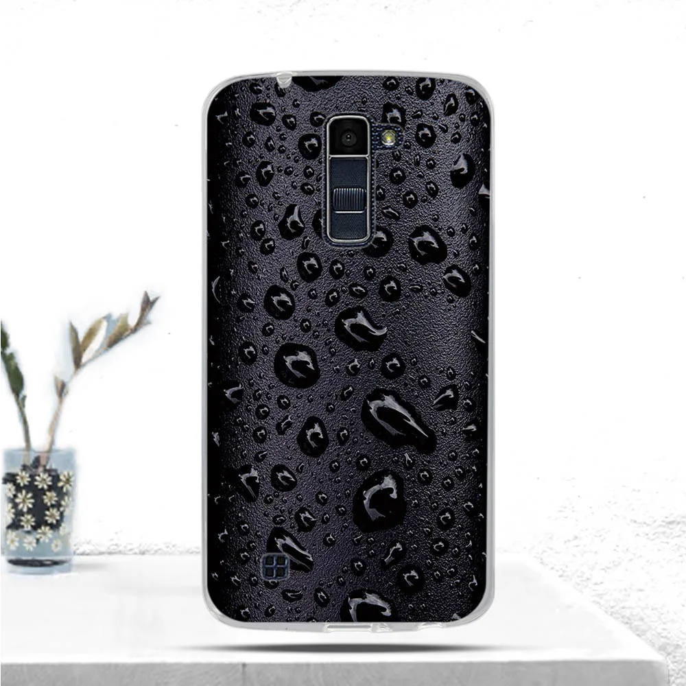 Чехол для LG K10 K420N K430DS Мягкая силиконовая задняя крышка из ТПУ телефона K 10