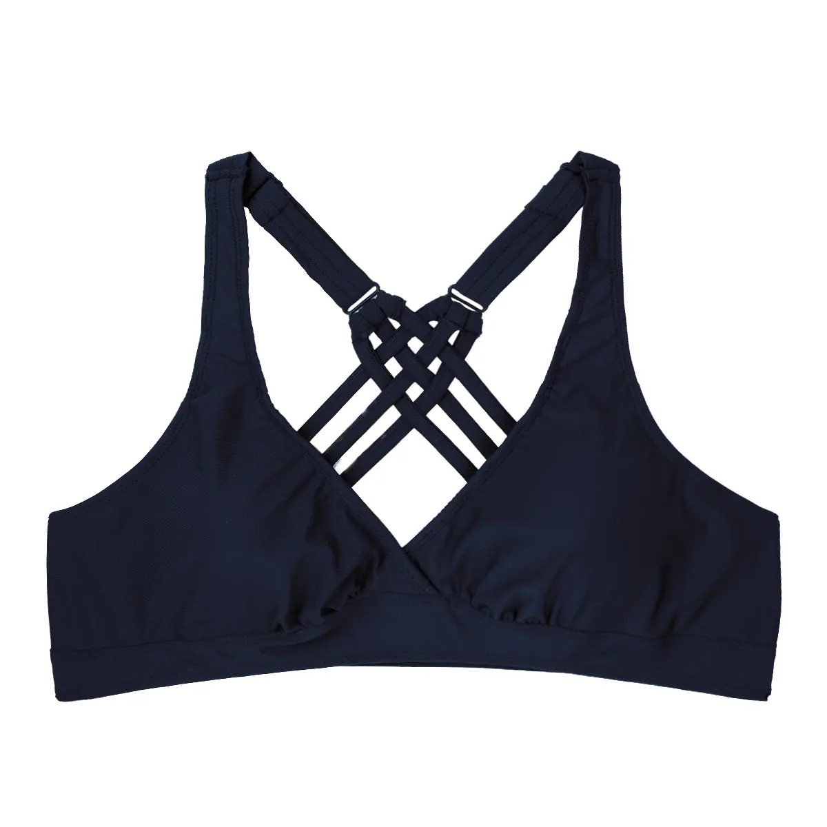 Women Active Swimwear Adjustable Shoulder Straps Padded Bikini bra Top Female Summer Beachwear Swimming Underwear Gym Swimsuit | Спорт и