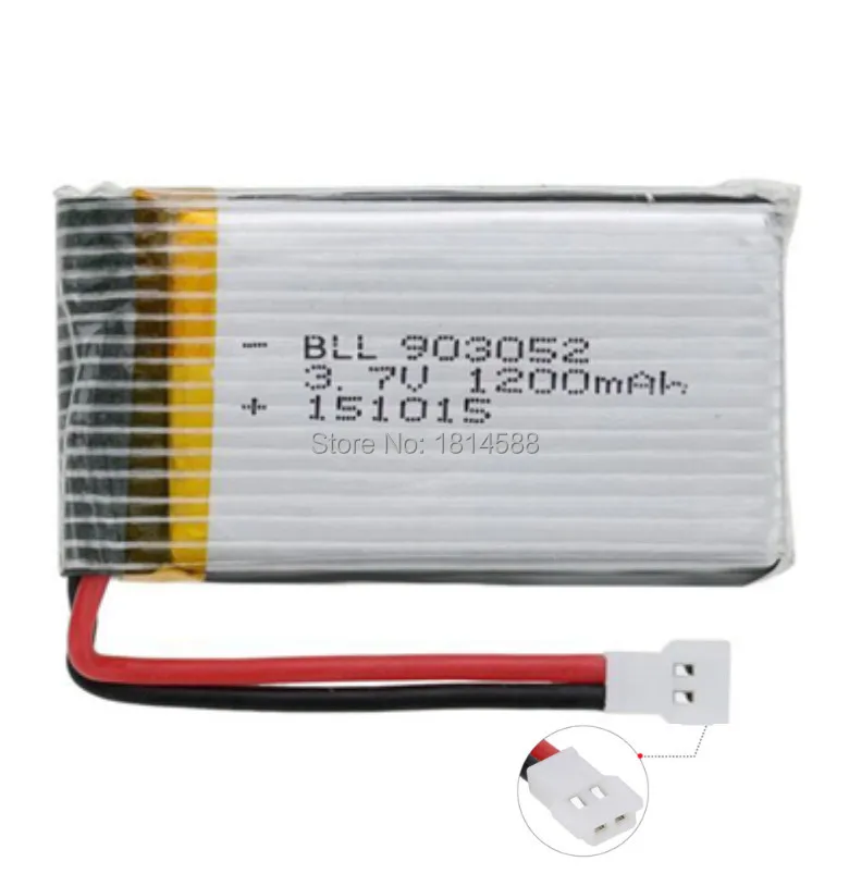 1 шт. Syma X5SW X5SC X5S M18 H5P Аккумулятор для радиоуправляемого квадрокоптера 3 7 в 1200 мАч 25C