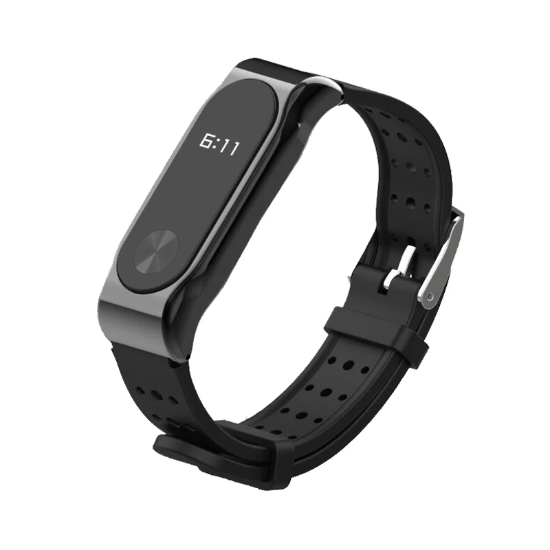 Силиконовый ремешок для браслета Xiaomi Mi Band 2 аксессуары смарт часов