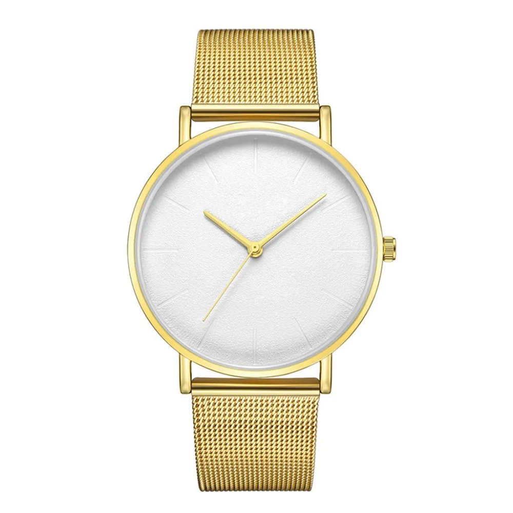 Часы женские кварцевые с большим циферблатом деловые простые наручные тонким