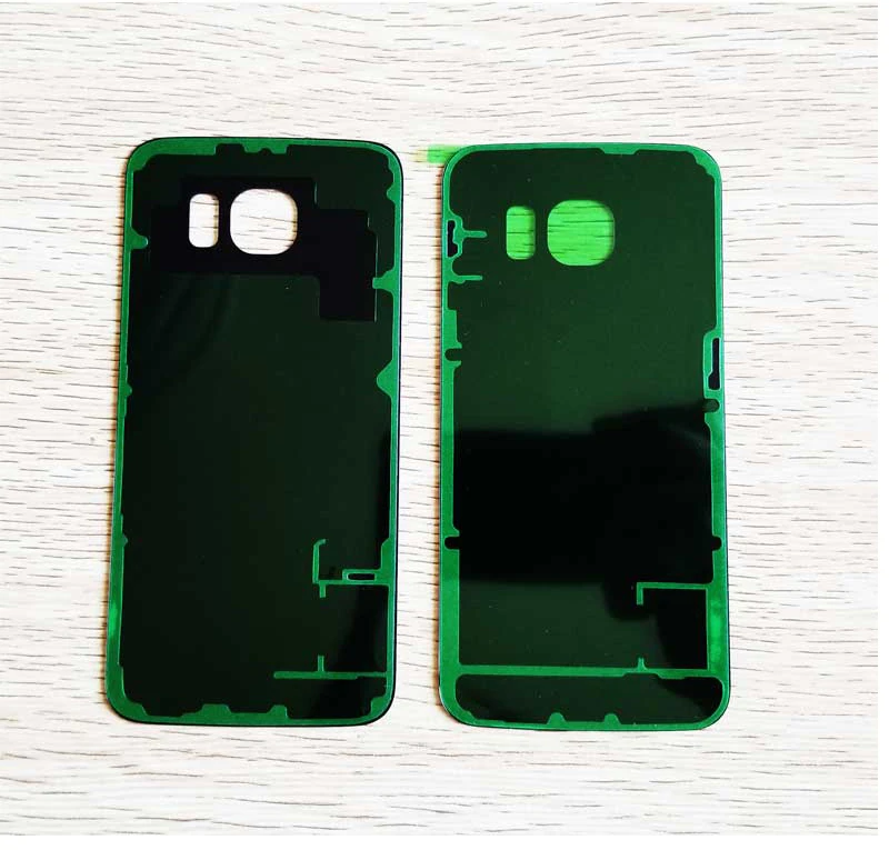 Для samsung Galaxy S6 Edge G925 стеклянная задняя крышка батарейного отсека задняя крышка корпуса для Galaxy S6 Edge запасные части с клеем 3m