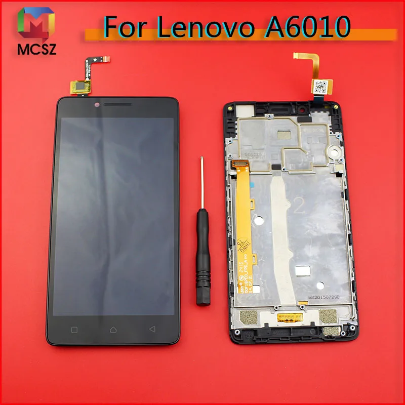 ЖК дисплей A6010 + панель сенсорного экрана с рамкой дигитайзер аксессуары запчасти