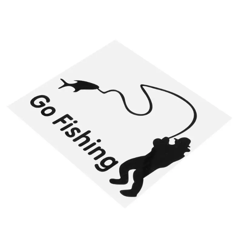 1х многоузорные персональные автомобильные наклейки Go Fishing наклейка на декор для
