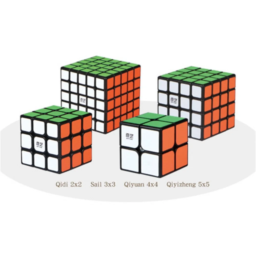QIYI 2x2 3x3 4x4 5x5 набор магический куб быстрый ультра Гладкий кубар Рубик на скорость