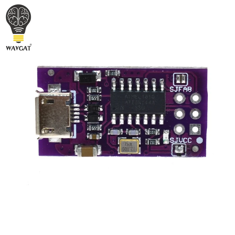 Микро attiny44 5 В USB маленький AVR ISP ATTiny45 ATTiny85 USBTinyISP программатор модуль для Arduino IDE
