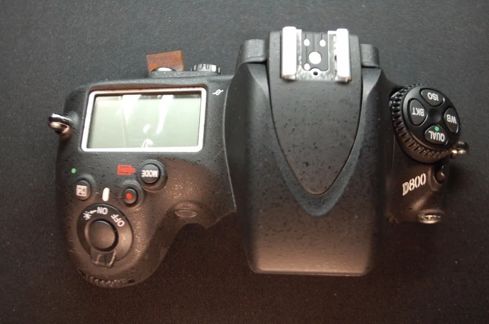 Новинка 95% деталь для Nikon D800 Верхняя Крышка корпуса с верхним ЖК дисплеем флэш