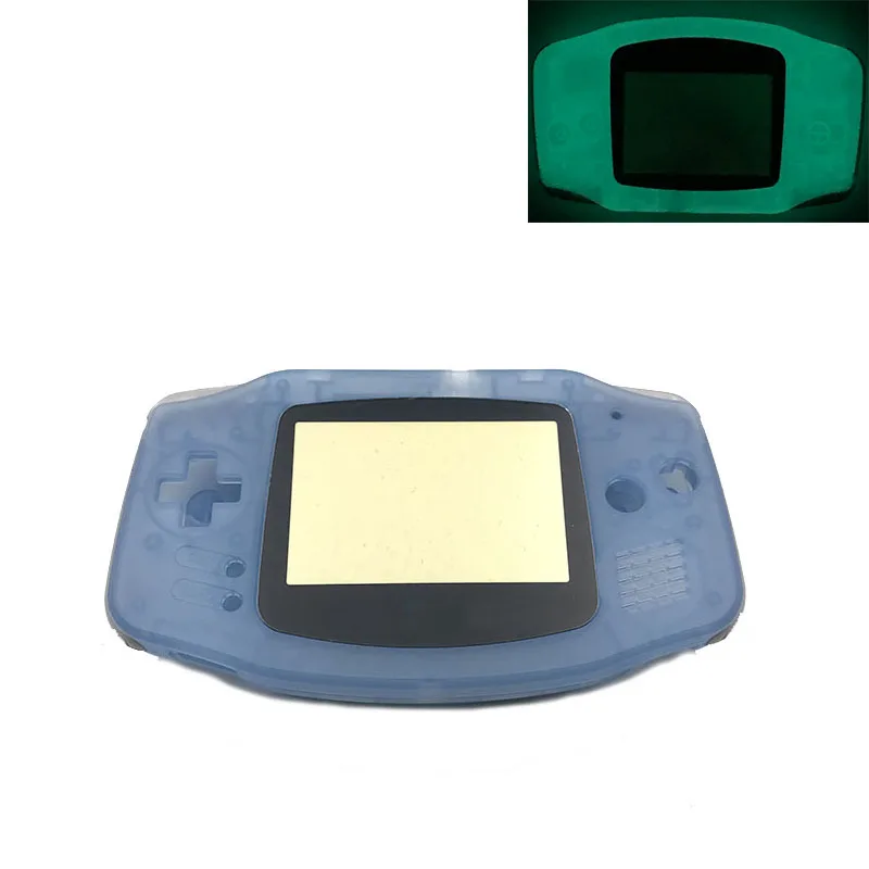 Сменный светящийся прозрачный чехол для Nintendo GBA Gameboy Advance кнопки консоли