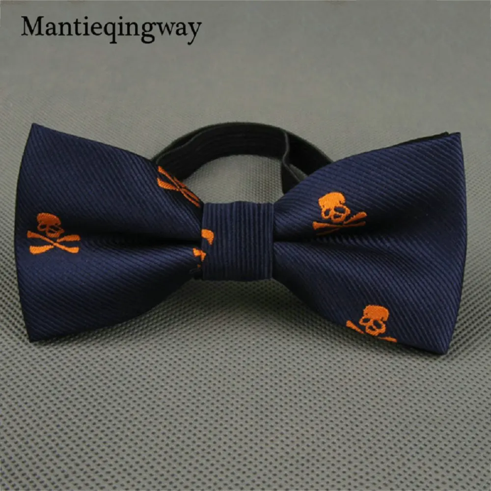 Mantieqingway полиэстер детей с бантом в полоску и горошек дети лук Галстуки печатных тощий лук галстук Gravatas воротник галстук для ребенка партия Галстуки - Цвет: 015