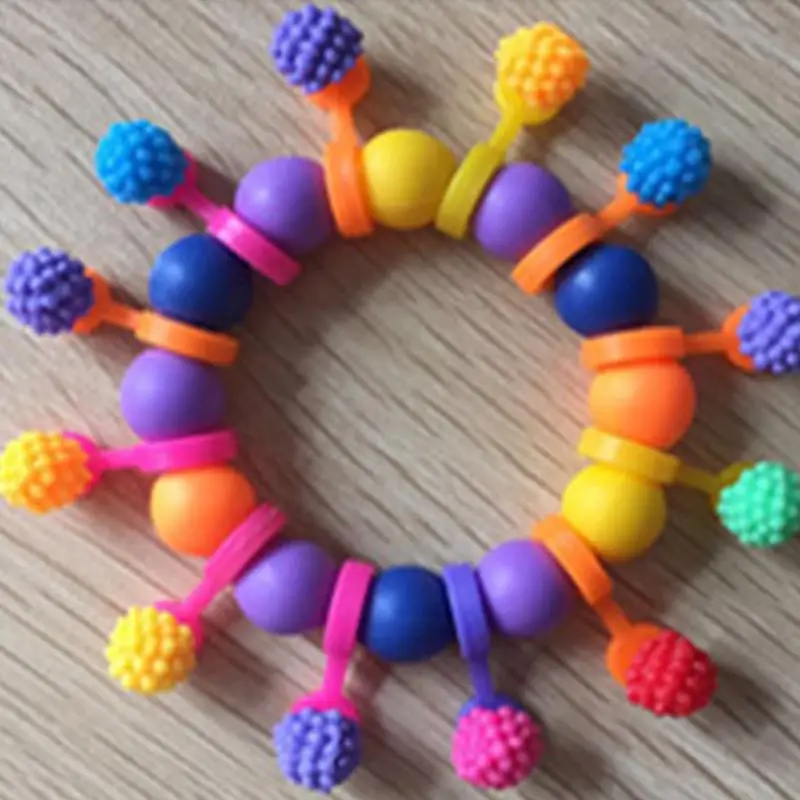 Шт. 485 шт. поп бусины DIY игрушечные лошадки Creativel Искусство и ремесла браслет оснастки вместе ювелирные изделия Модный комплект развива