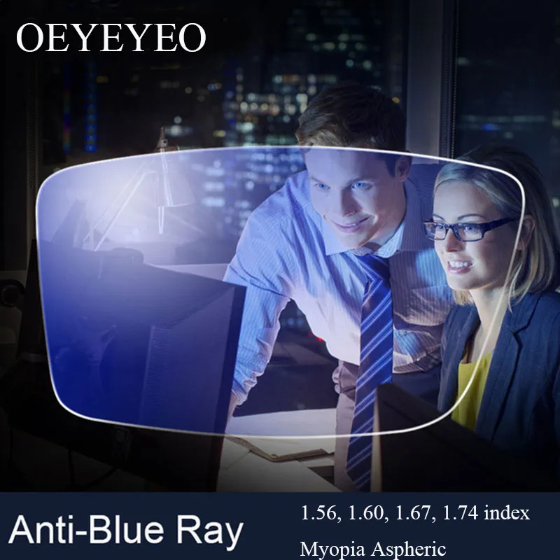 Anti - Blue Ray เลนส์กําหนดสายตาสั้นเลนส์แว่นตาเลนส์สำหรับตาอ่านหนังสือแว่นตา lentes opticos