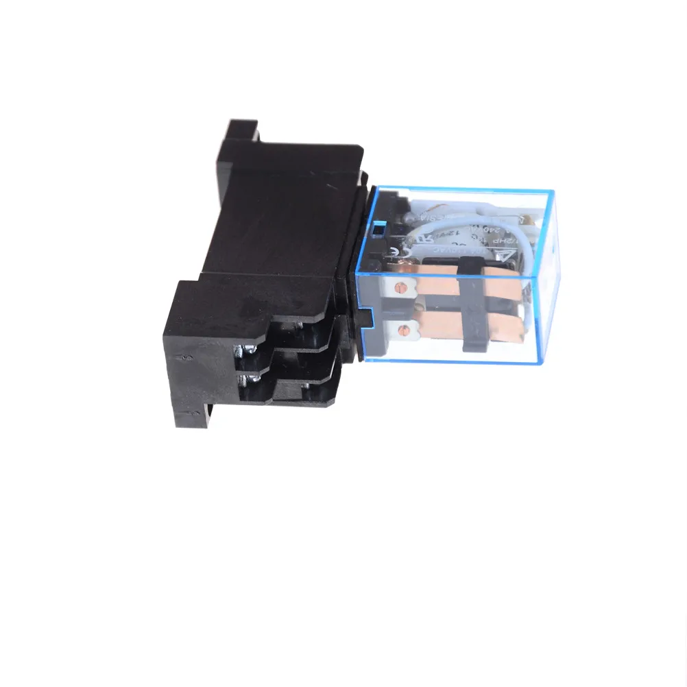 1 x Coil Power Relay LY2NJ+1 Sockets Base 12V DC LY2NJ DPDT 8 Pin HH62P JQX-13F With Socket | Обустройство дома