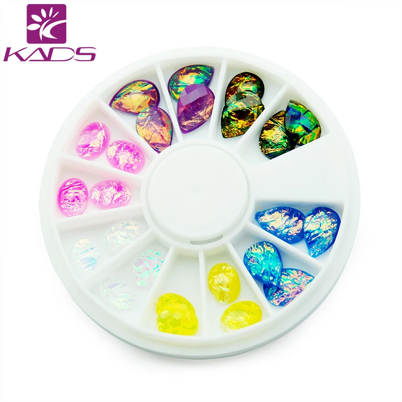 KADS Овалов и Вода Капля образный Дизайн Хорошо проданный Стразы Смешивать Цвета