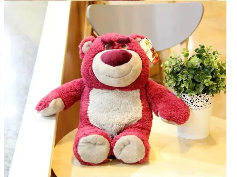 38 см История 3 Плюшевые игрушки Lotso клубничный медведь чучело животных кукла для детей Фильм игрушка высокое качество подарок на день рождения