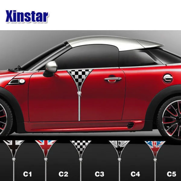 2 шт./лот хорошее качество ПВХ наклейка на кузов автомобиля для bmw mini R56 R57 R58 R59 R60 R61