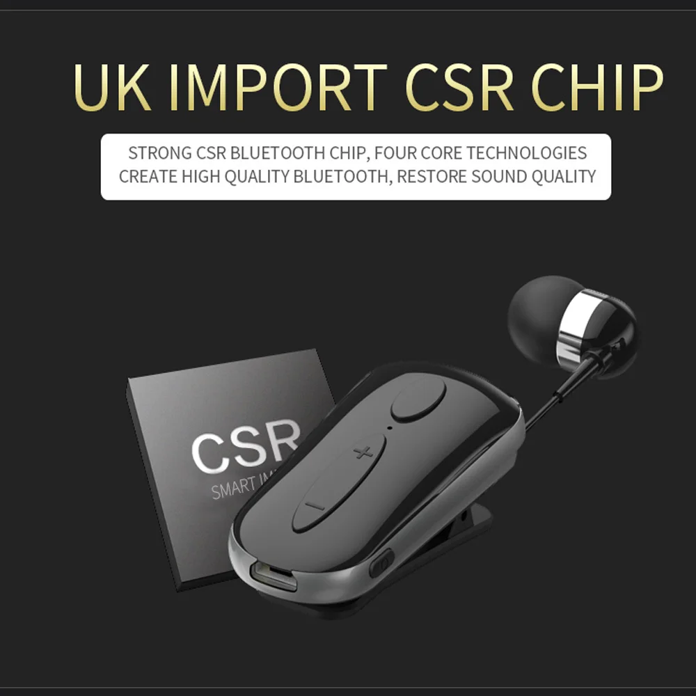 Карабалле K36 Беспроводная Bluetooth V4.1 гарнитура CSR DSP Вибрирующая оповещение