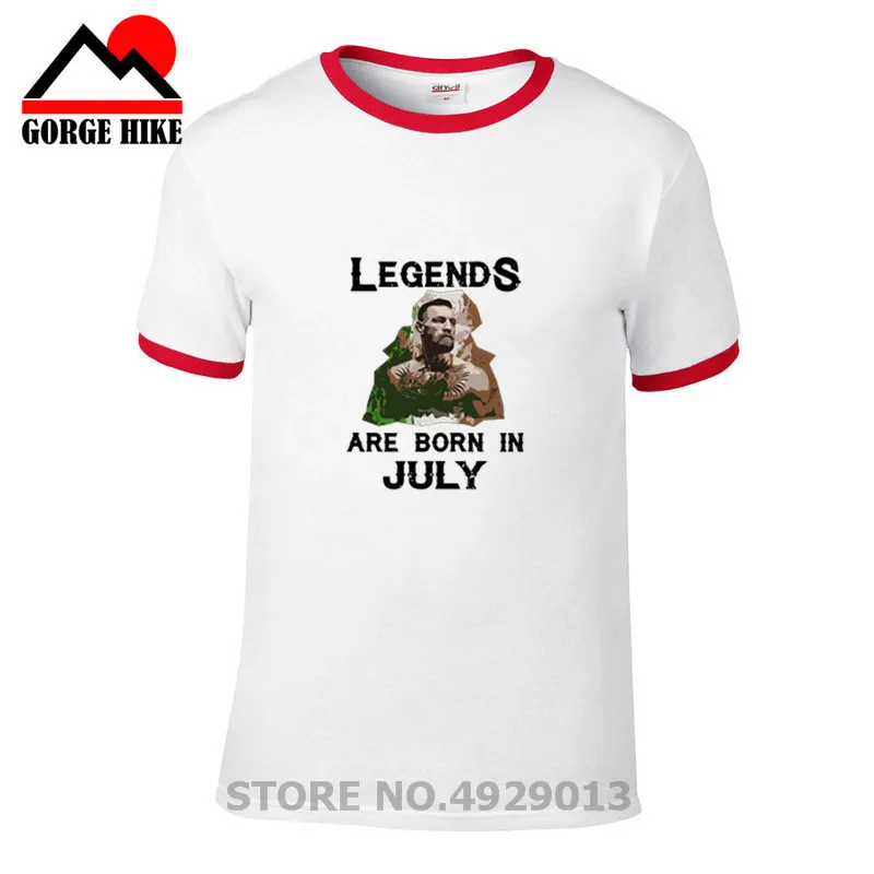Крутая Повседневная футболка Legends are born in July для мужчин UFC Dad Bro подарок на день