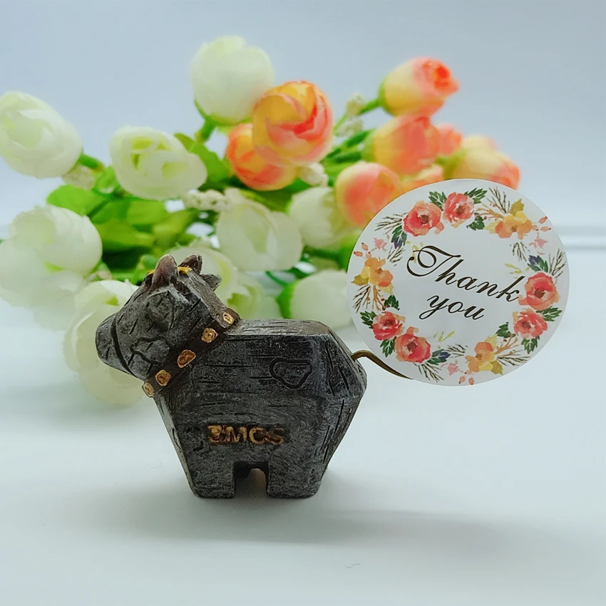 120 шт. наклейки с цветочным принтом спасибо 4 цвета наклейка для обруча