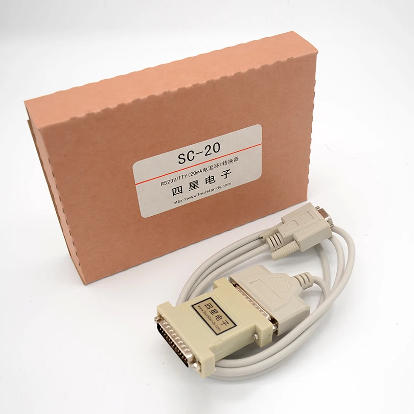 RS232/TTY(20мА контур тока) конвертер полный дуплекс Максимальная скорость 9600bps без источника питания