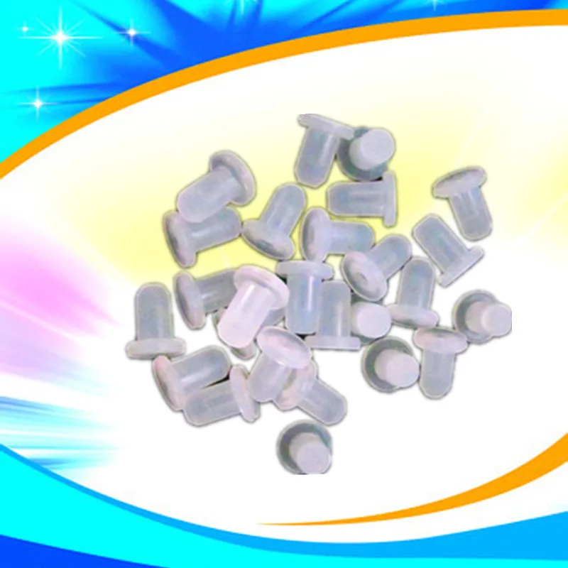 Резиновая заглушка для картриджа CISS силиконовая 4 мм (100 шт./упак.)|rubber seal silicone