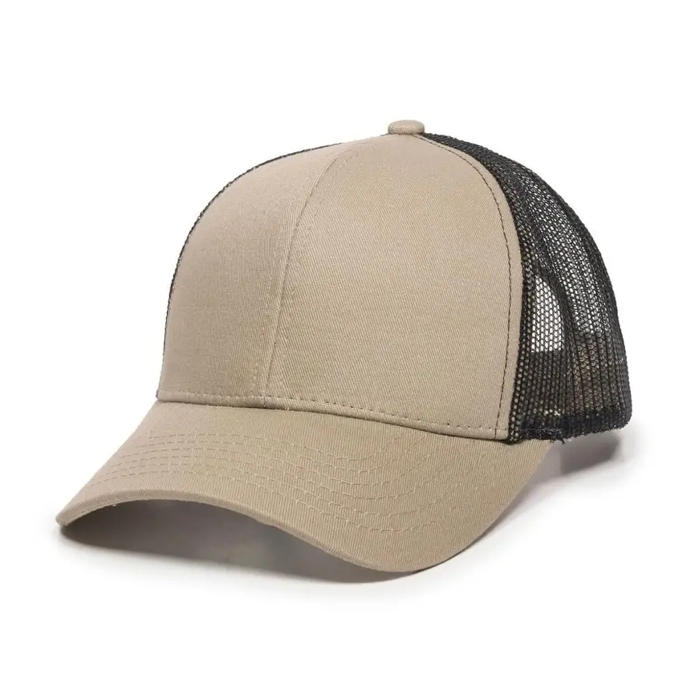 Khaki-Black KOEP тип, Повседневная однотонная хлопковая кепка для грузовика для женщин и мужчин, черная белая летняя бейсболка, крутая сетчатая бейсболка, кепки для папы - Цвет: Khaki-Black
