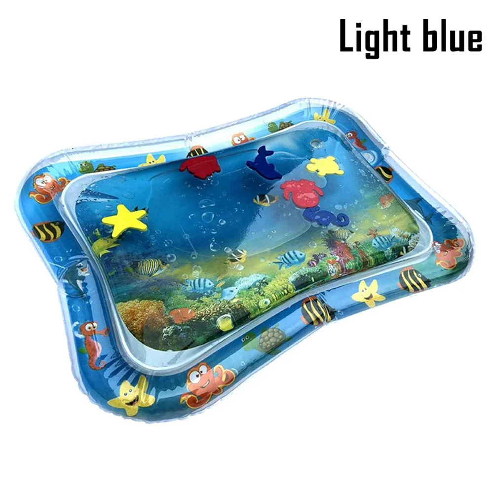 Light Blue 1 шт. детские надувные водяное сиденье потрепанный игровой коврик подушка игрушки раннее образование XD88 - Цвет: Light Blue