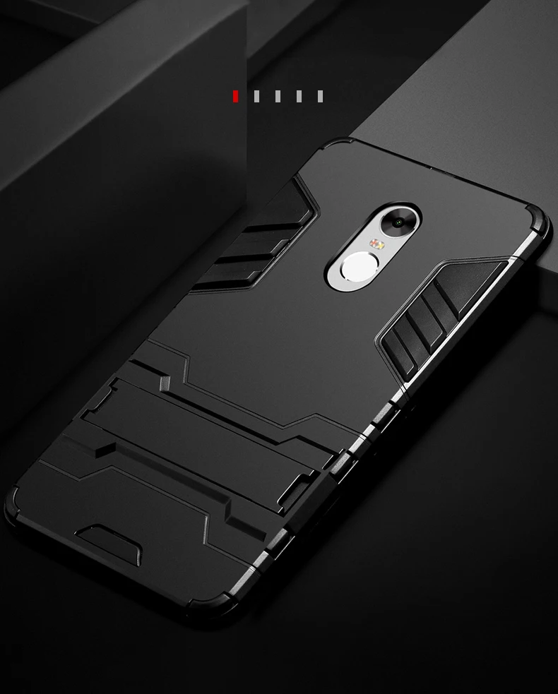 Противоударная матовая Защитная крышка для xiaomi redmi Note4 4X 4Pro Prime для redmi Note3 4A 3S Pro с держателем, противоударный чехол